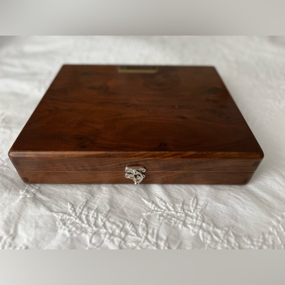 Galen Leather’s Walden Woodworkers Burl Maple Writer’s Box